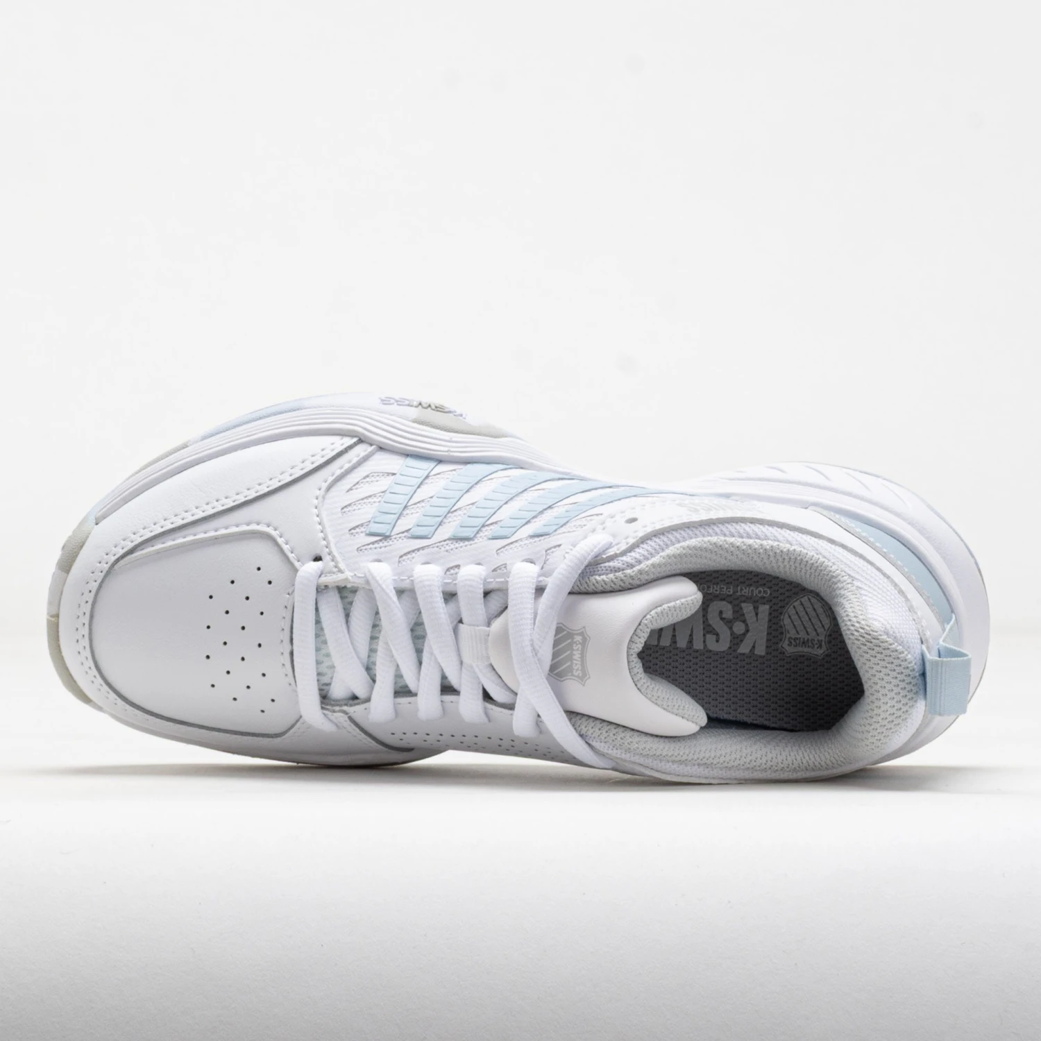 K-Swiss Court Express 2 Junior White/Ballad Blue/Dawn Blue 3 K-Swiss Court Express 2 Junior White/Ballad Blue/Dawn Blue - Image 3