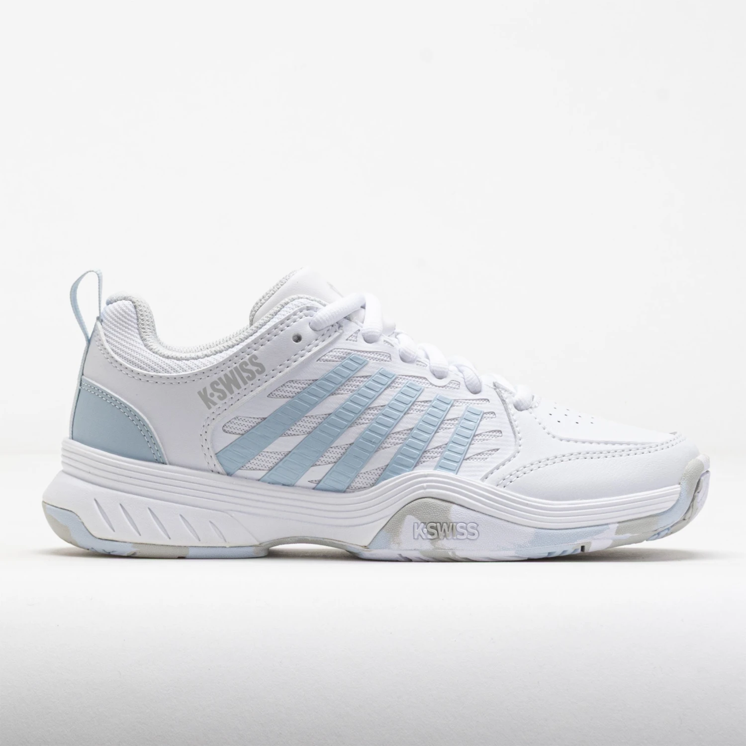 K-Swiss Court Express 2 Junior White/Ballad Blue/Dawn Blue 1 K-Swiss Court Express 2 Junior White/Ballad Blue/Dawn Blue