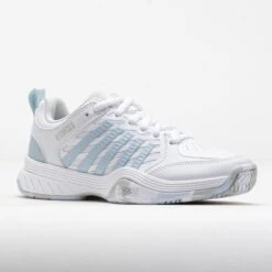 K-Swiss Court Express 2 Junior White/Ballad Blue/Dawn Blue 10 K-Swiss Court Express 2 Junior White/Ballad Blue/Dawn Blue -Holabird Sports Store 121550 5