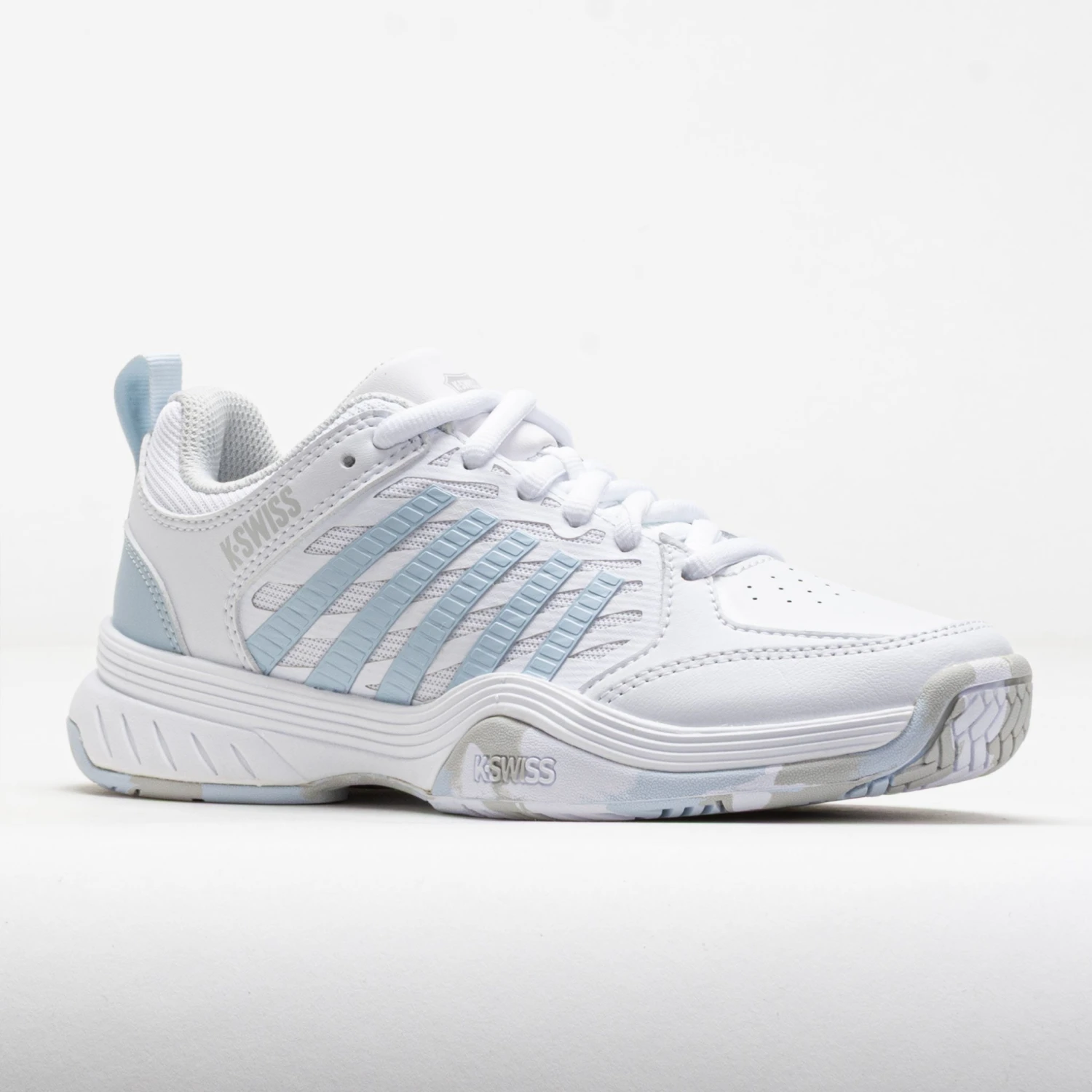 K-Swiss Court Express 2 Junior White/Ballad Blue/Dawn Blue 5 K-Swiss Court Express 2 Junior White/Ballad Blue/Dawn Blue - Image 5