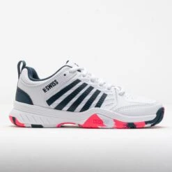 K-Swiss Court Express 2 Junior White/Stargazer/Neon Blaze