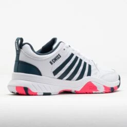 K-Swiss Court Express 2 Junior White/Stargazer/Neon Blaze -Holabird Sports Store 121551 6