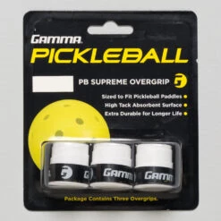 Gamma Pickleball Supreme Overgrip 6 Gamma Pickleball Supreme Overgrip -Holabird Sports Store 360049 wht 1