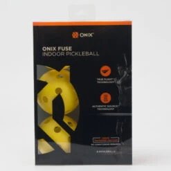 Onix Fuse Indoor Pickleball 6 Pack 6 Onix Fuse Indoor Pickleball 6 Pack -Holabird Sports Store 360195 yel 1