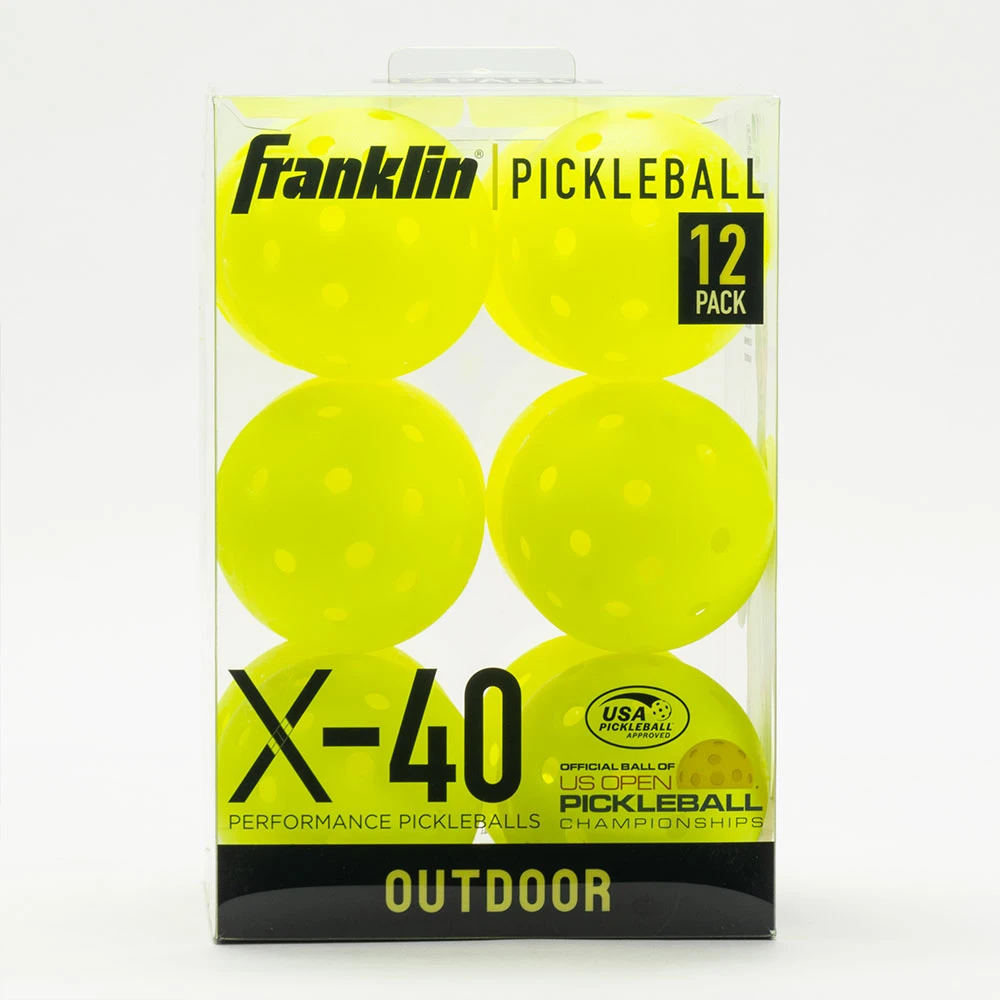 Franklin X-40 Outdoor Pickleball 12 Pack 1 Franklin X-40 Outdoor Pickleball 12 Pack