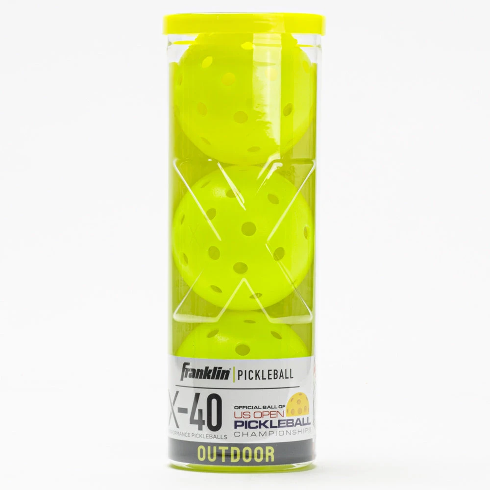 Franklin X-40 Outdoor Pickleball 3 Pack Tube 3 Franklin X-40 Outdoor Pickleball 3 Pack Tube - Image 3