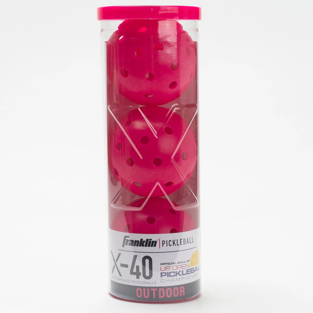 Franklin X-40 Outdoor Pickleball 3 Pack Tube 1 Franklin X-40 Outdoor Pickleball 3 Pack Tube