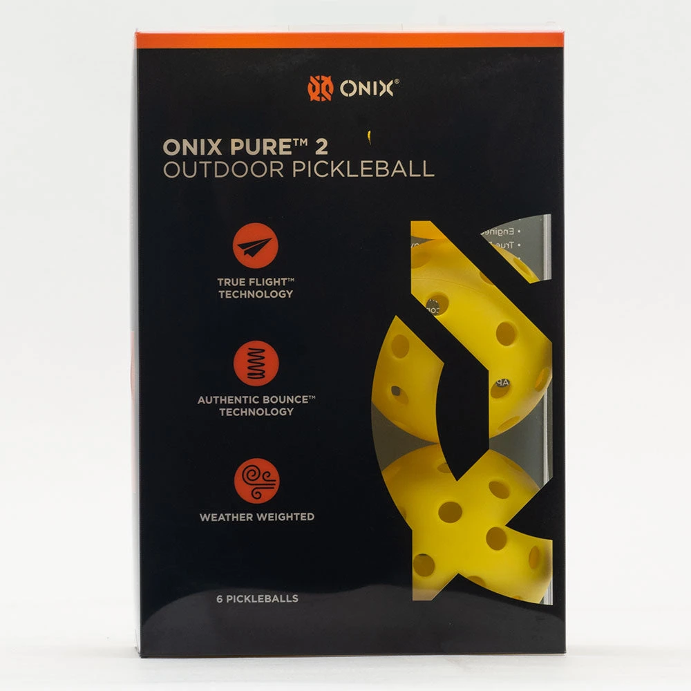 Onix Pure 2 Outside Pickleball 6 Pack 1 Onix Pure 2 Outside Pickleball 6 Pack