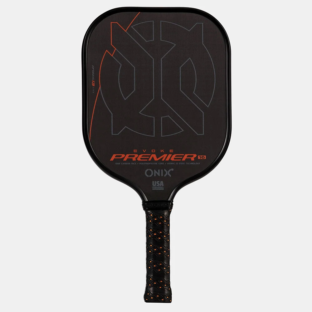 Onix Evoke Premier Raw Carbon 16 Pickleball Paddle 1 Onix Evoke Premier Raw Carbon 16 Pickleball Paddle