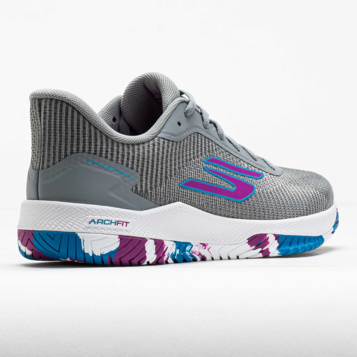 Skechers Viper Court Pro 2.0 Women's Gray/Multi 6 Skechers Viper Court Pro 2.0 Women's Gray/Multi - Image 6