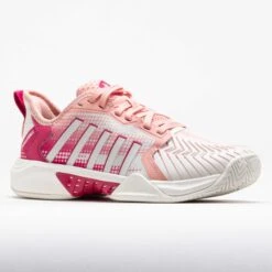 K-Swiss Pickleball Supreme Women's Cloud Dancer/Raspberry Sorbet -Holabird Sports Store 370232 5