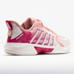 K-Swiss Pickleball Supreme Women's Cloud Dancer/Raspberry Sorbet -Holabird Sports Store 370232 6