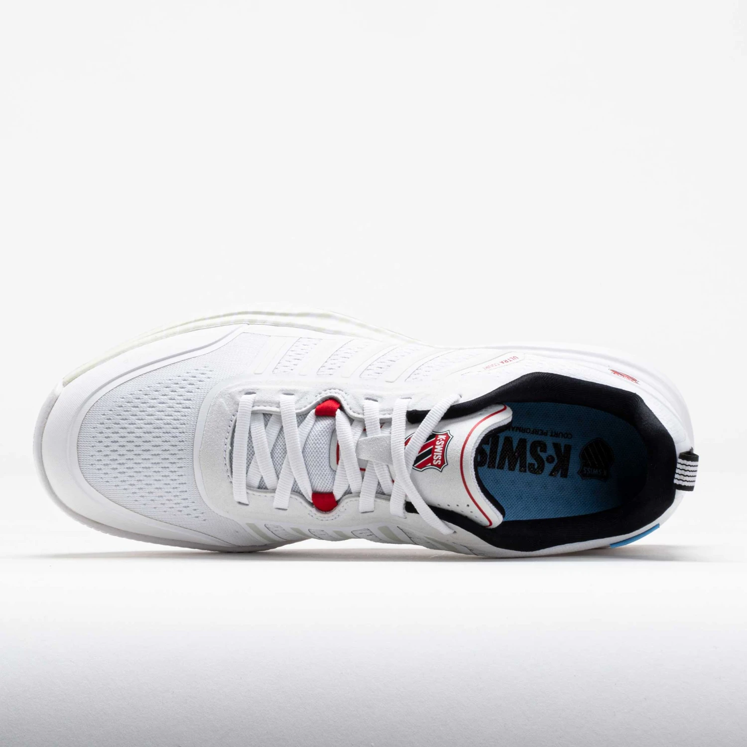 K-Swiss Ultra Court Men's White/Black/Mars Red 3 K-Swiss Ultra Court Men's White/Black/Mars Red - Image 3