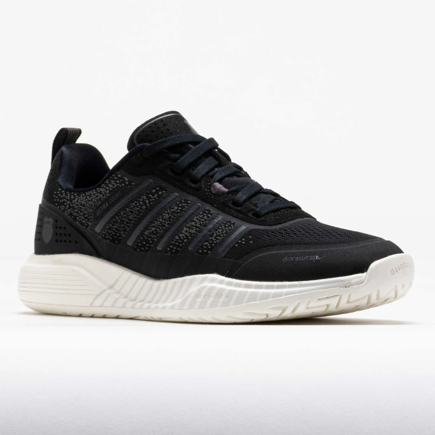 K-Swiss Ultra Court Men's Black/Snow White/Asphalt 5 K-Swiss Ultra Court Men's Black/Snow White/Asphalt - Image 5