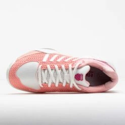 K-Swiss Express Light Pickleball Women's Raspberry Sorbet/Cloud Dancer -Holabird Sports Store 370241 2