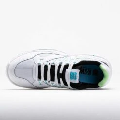 K-Swiss Tura Team Women's White/Paradise Green/Black 8 K-Swiss Tura Team Women's White/Paradise Green/Black -Holabird Sports Store 370243 2