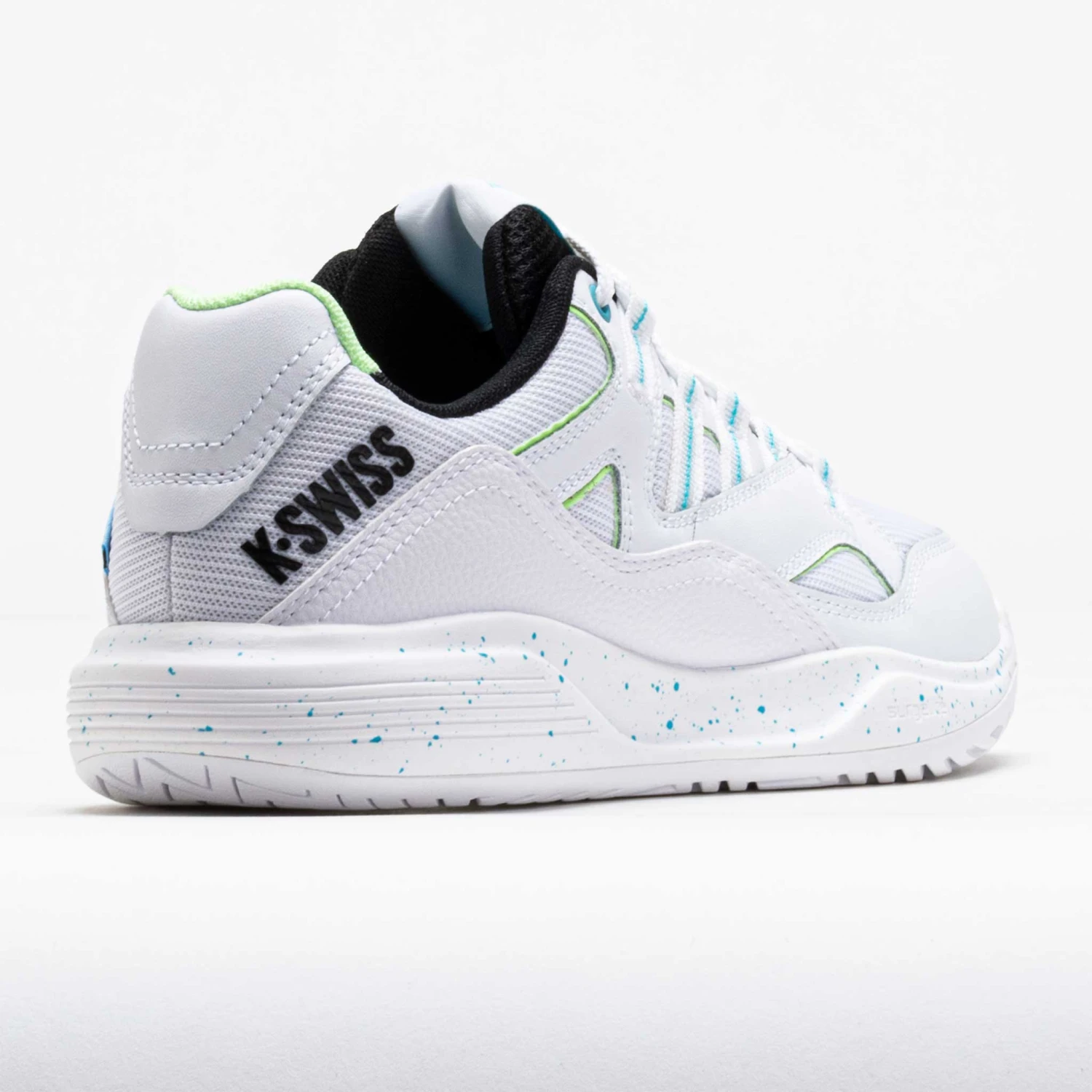 K-Swiss Tura Team Women's White/Paradise Green/Black 6 K-Swiss Tura Team Women's White/Paradise Green/Black - Image 6