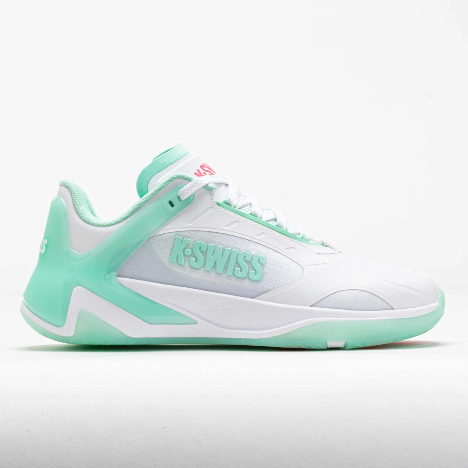 K-Swiss K-Frame Pickleball Women's White/Neon Mint/Hot Neon Pink 1 K-Swiss K-Frame Pickleball Women's White/Neon Mint/Hot Neon Pink