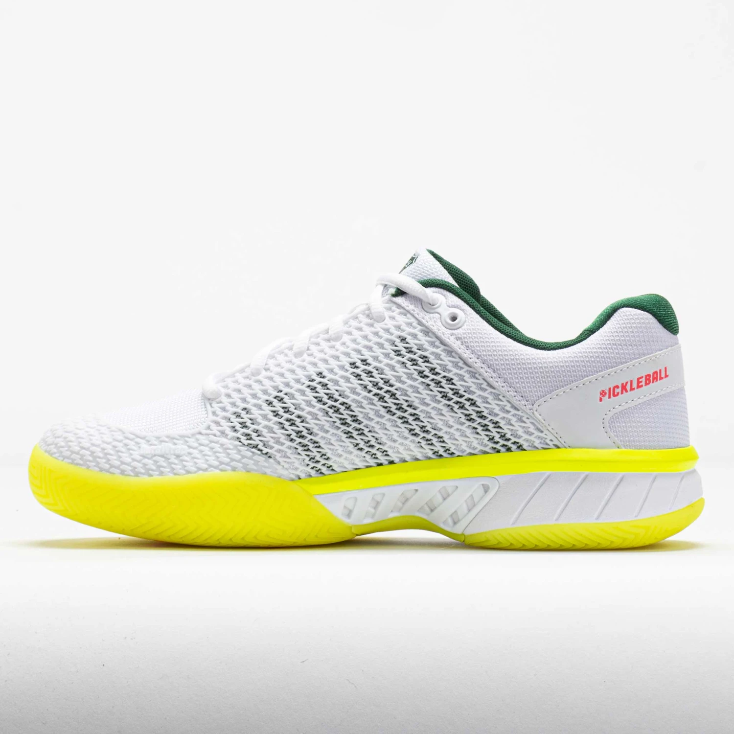 K-Swiss Express Light Pickleball Men's White/Neon Lime/Eden 2 K-Swiss Express Light Pickleball Men's White/Neon Lime/Eden - Image 2