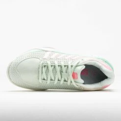 K-Swiss Express Light Pickleball Women's Ice/Honeydew/Neon Pastel Pink -Holabird Sports Store 370299 2