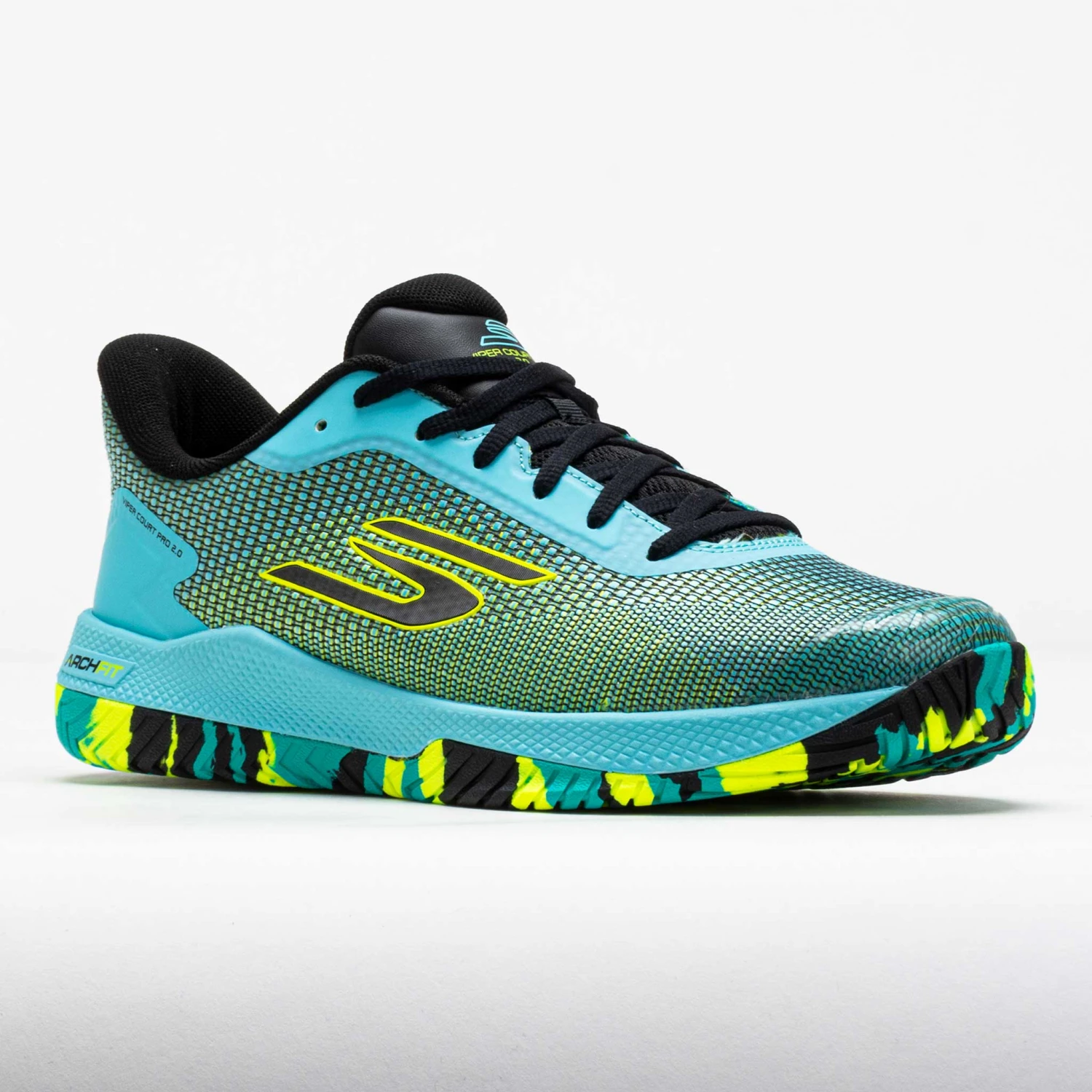 Skechers Viper Court Pro 2 Men's Aqua/Multi 5 Skechers Viper Court Pro 2 Men's Aqua/Multi - Image 5