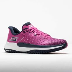 Skechers Viper Court Pro Elite Women's Pink/Gray -Holabird Sports Store 370360 5