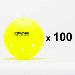 HEAD Tour 40 Outdoor Pickleball 100 Pack -Holabird Sports Store 380033 2