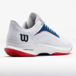 Wilson Hurakn 2.0 Men's White/Deja Vu Blue/Wilson Red 11 Wilson Hurakn 2.0 Men's White/Deja Vu Blue/Wilson Red -Holabird Sports Store 450016 6