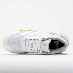 Adidas CourtQuick Women's White/Silver Metallic/Lucid Lemon -Holabird Sports Store 450035 2