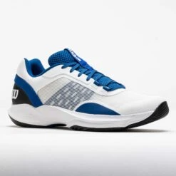 Wilson Hurakn Pro V2 Men's White/Deja Vu Blue/Black 10 Wilson Hurakn Pro V2 Men's White/Deja Vu Blue/Black -Holabird Sports Store 450071 5