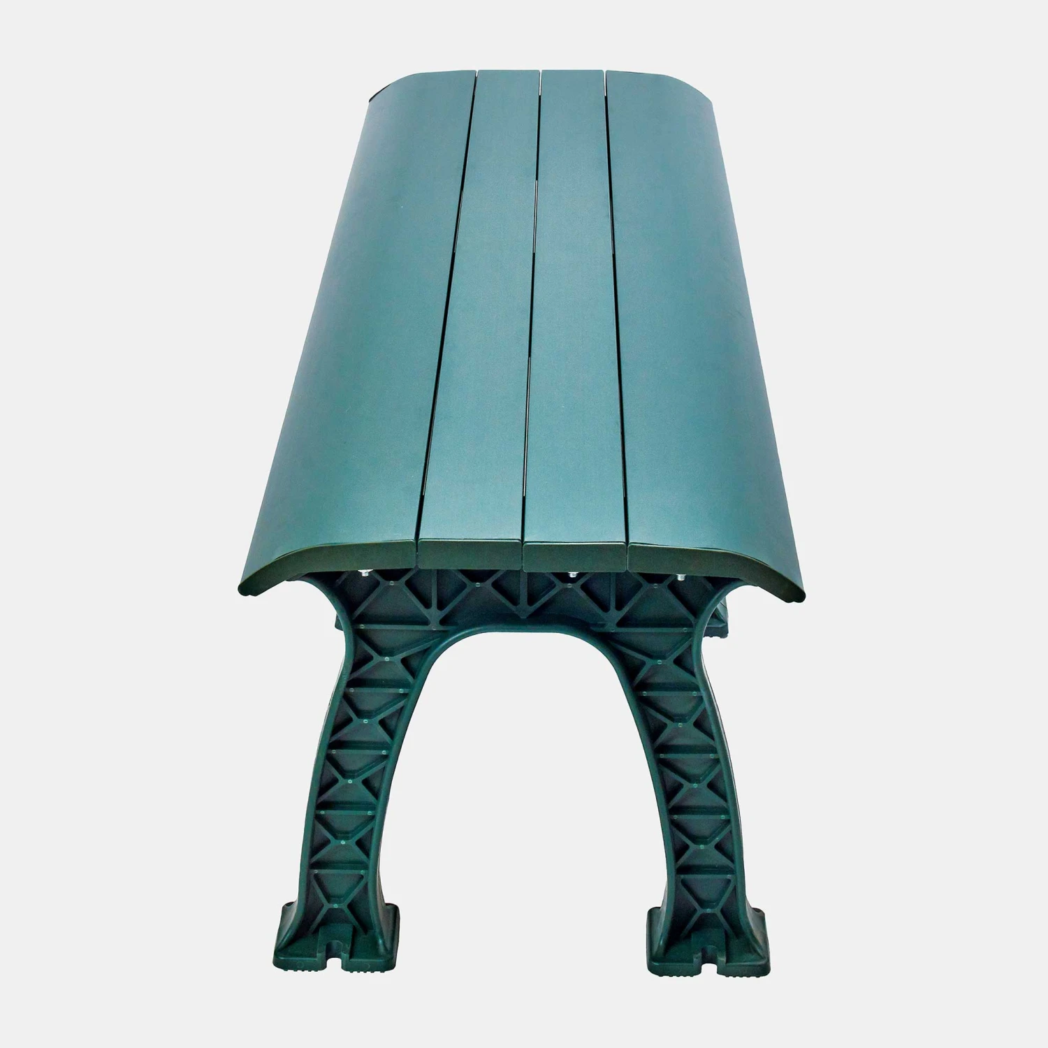 Tourna 5' Polyethelene And PVC Bench - Green 2 Tourna 5' Polyethelene And PVC Bench - Green - Image 2