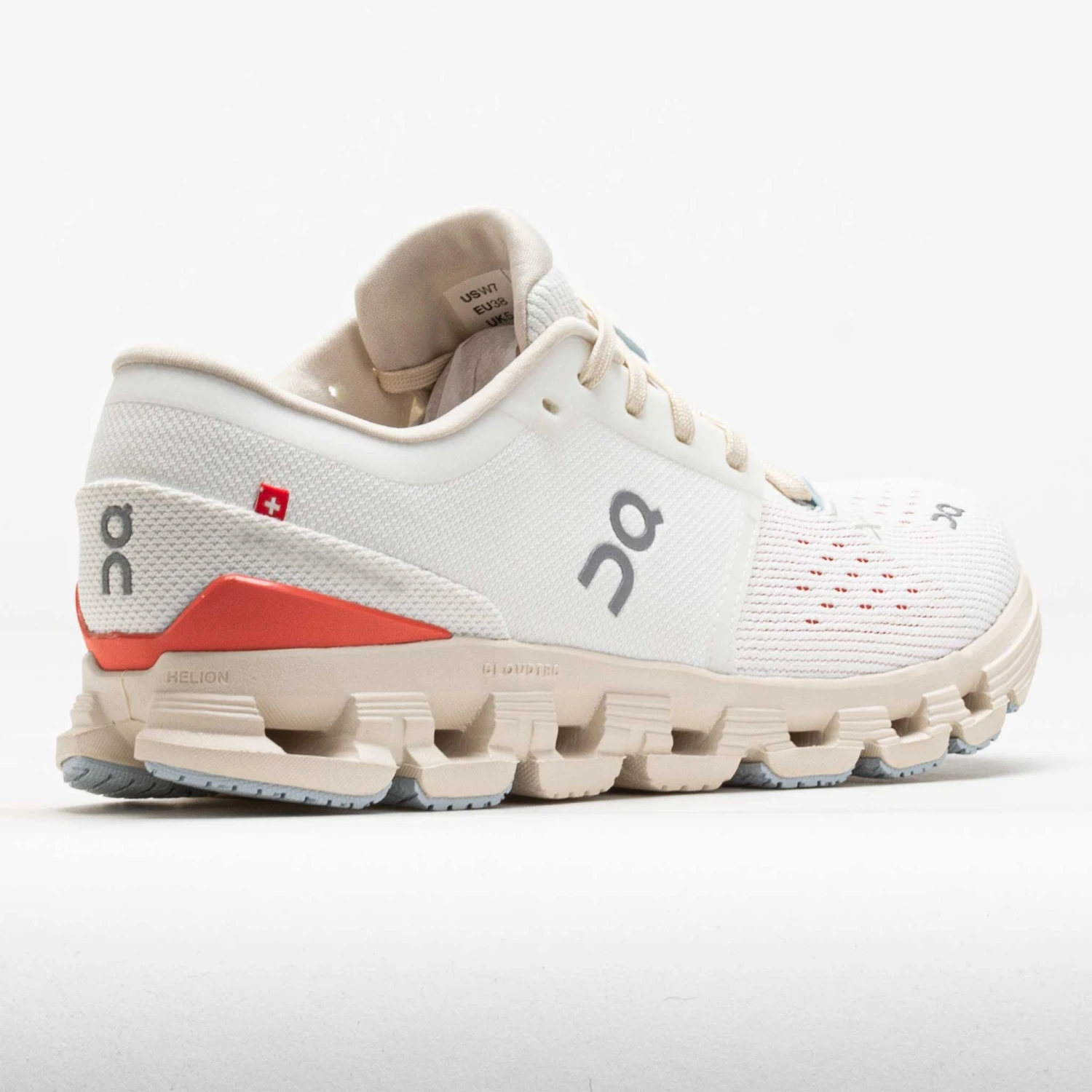 On Running On Cloud X 4 Women's Ivory/Salmon 6 On Running On Cloud X 4 Women's Ivory/Salmon - Image 6