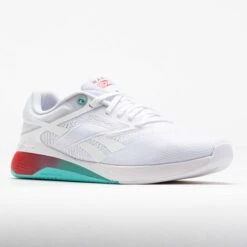 Reebok Nano X5 Women's White/AI Aqua/Energy Red -Holabird Sports Store 561996 5