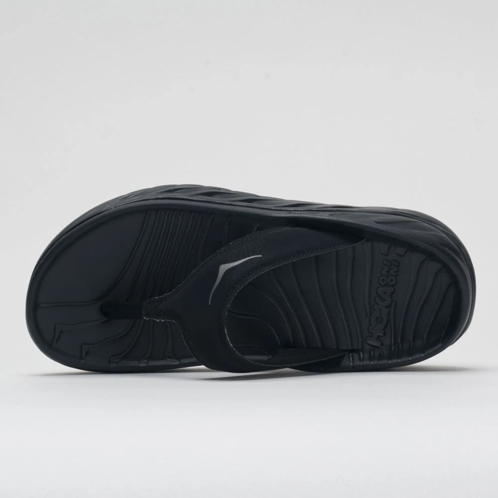 HOKA Ora Recovery Flip Women's Black/Dark Gull Gray 2 HOKA Ora Recovery Flip Women's Black/Dark Gull Gray - Image 2