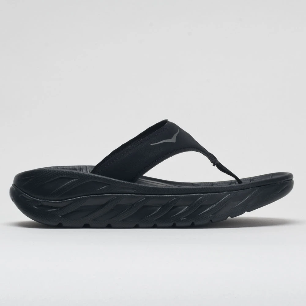 HOKA Ora Recovery Flip Women's Black/Dark Gull Gray 1 HOKA Ora Recovery Flip Women's Black/Dark Gull Gray