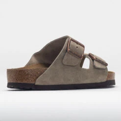 Birkenstock Arizona Suede Leather Regular Unisex Taupe -Holabird Sports Store 570683 6