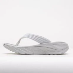 HOKA Ora Recovery Flip Men's Lunar Rock/White 8 HOKA Ora Recovery Flip Men's Lunar Rock/White -Holabird Sports Store 570734 1