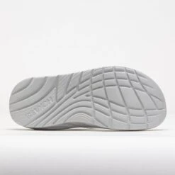 HOKA Ora Recovery Flip Men's Lunar Rock/White 9 HOKA Ora Recovery Flip Men's Lunar Rock/White -Holabird Sports Store 570734 4