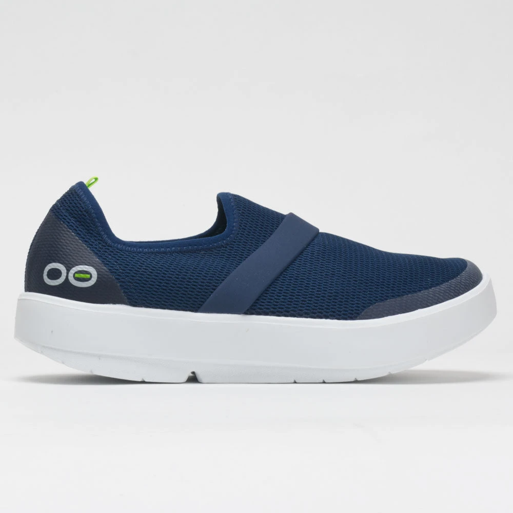 OOFOS OOmg Low Women's White/Navy 1 OOFOS OOmg Low Women's White/Navy