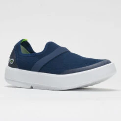 OOFOS OOmg Low Women's White/Navy 10 OOFOS OOmg Low Women's White/Navy -Holabird Sports Store 631140 5