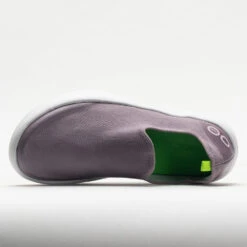 OOFOS OOmg EeZee Women's White/Mauve -Holabird Sports Store 631314 2