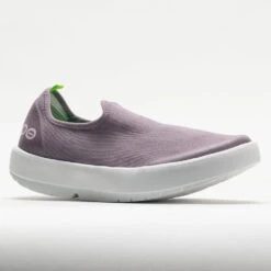 OOFOS OOmg EeZee Women's White/Mauve -Holabird Sports Store 631314 5