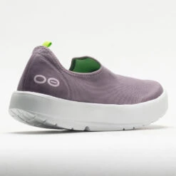OOFOS OOmg EeZee Women's White/Mauve -Holabird Sports Store 631314 6