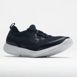 OOFOS OOmg Sport LS Women's White/Black -Holabird Sports Store 631471 5