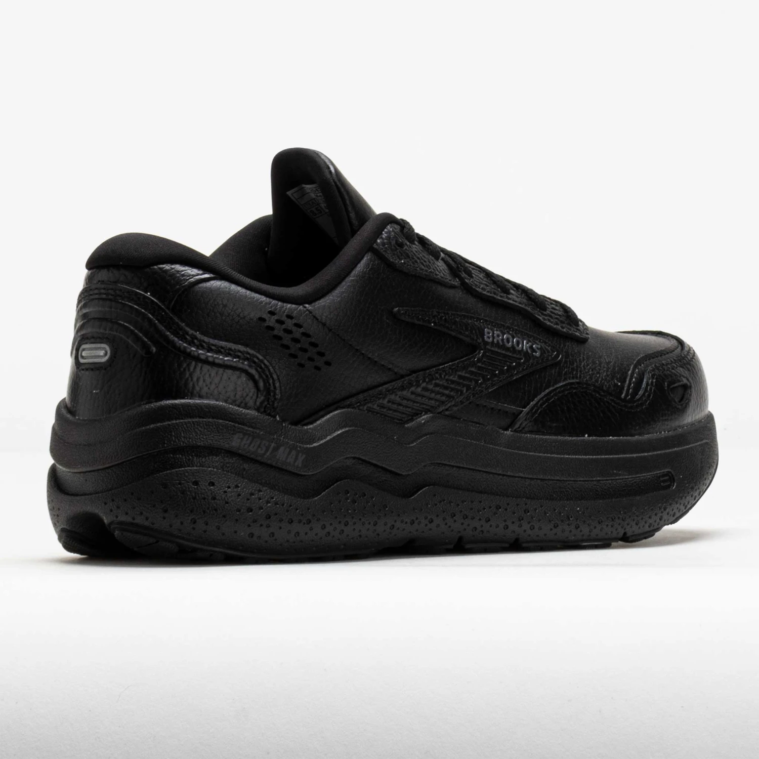 Brooks Ghost Max Leather Women's Black/Black 6 Brooks Ghost Max Leather Women's Black/Black - Image 6