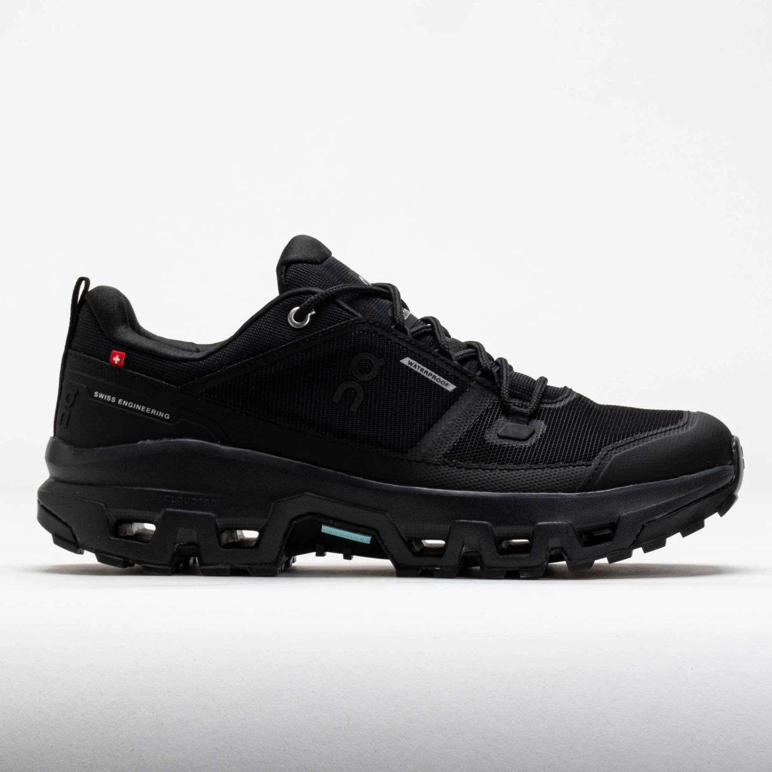 On Running On Cloudrock Low Waterproof Men's Black/Black 1 On Running On Cloudrock Low Waterproof Men's Black/Black