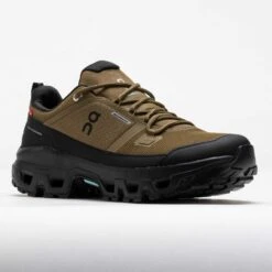 On Running On Cloudrock Low Waterproof Men's Hunter/Black -Holabird Sports Store 631645 5