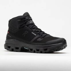 On Running On Cloudrock Mid Waterproof Men's Black/Black 10 On Running On Cloudrock Mid Waterproof Men's Black/Black -Holabird Sports Store 631647 5