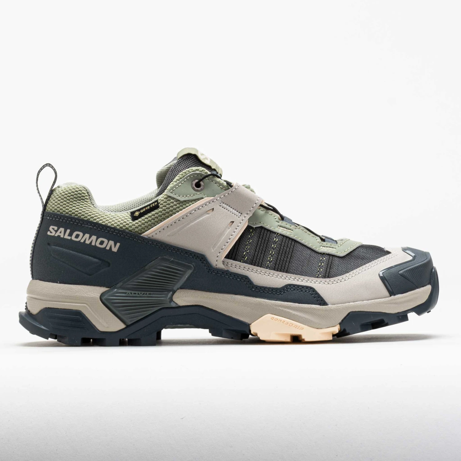 Salomon X Ultra 5 GTX Women's Seagrass/Turbulence/Tender Peach 1 Salomon X Ultra 5 GTX Women's Seagrass/Turbulence/Tender Peach