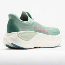 HOKA Skyward Laceless Women's Jadeite/Sea Glass -Holabird Sports Store 631680 6